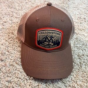 Brown Yellowstone Dutton Ranch Cap